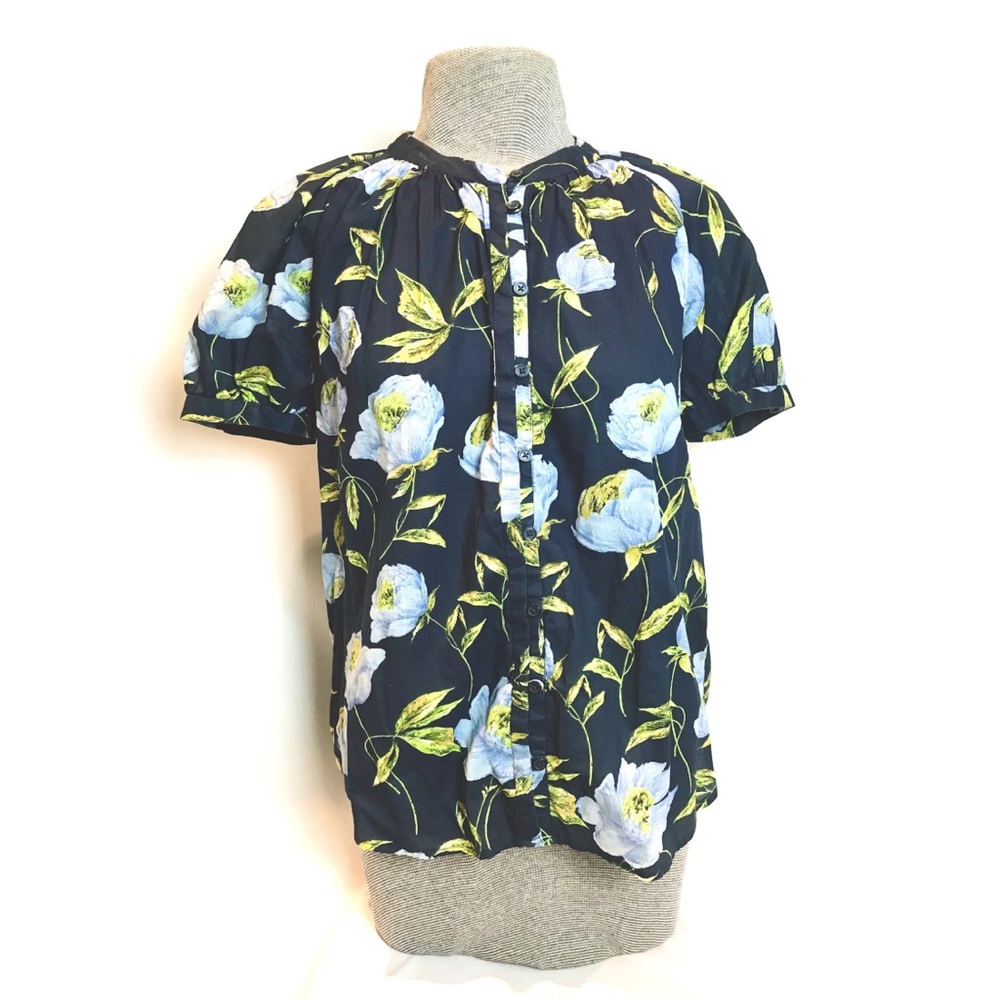 French Connection flower print shirt